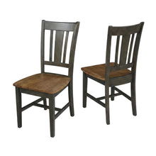 Solid Hardwood Splatback Dining Chair for Kitchen and Dining Room, Set of 2