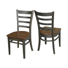 Solid Hardwood Farmhouse Dining Side Chairs, Set of 2