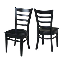 Solid Hardwood Dining and Living Room Side Chair with Classic Frame