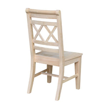 Canyon Collection Set of Two Double X- Back Chairs, Unfinished