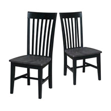Solid Hardwood Dining Chair with Tall Mission Back for Dining Room