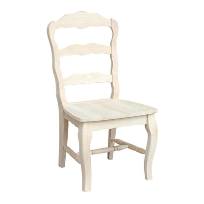 Set of Two Versailles Side Chairs, Unfinished