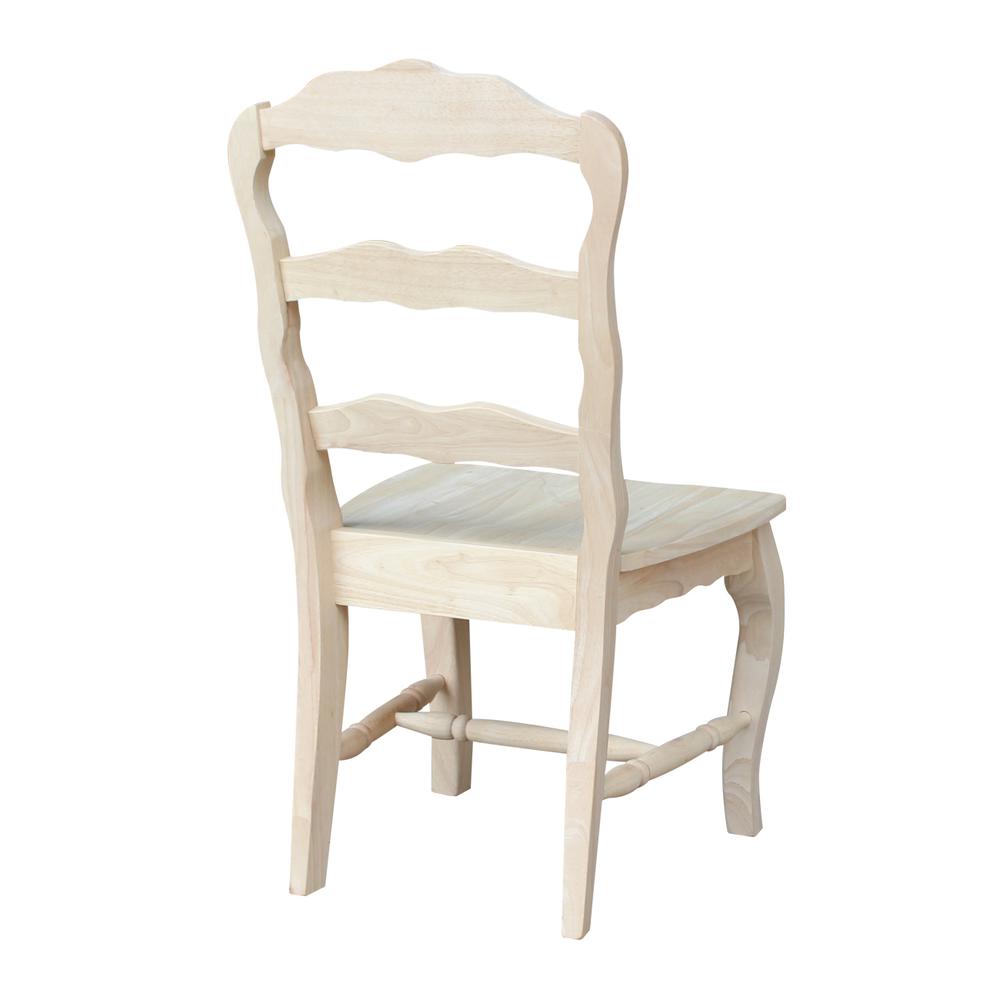 Set of Two Versailles Side Chairs, Unfinished