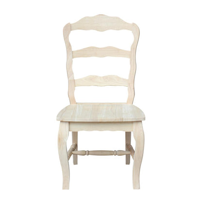 Set of Two Versailles Side Chairs, Unfinished