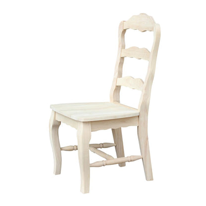 Set of Two Versailles Side Chairs, Unfinished