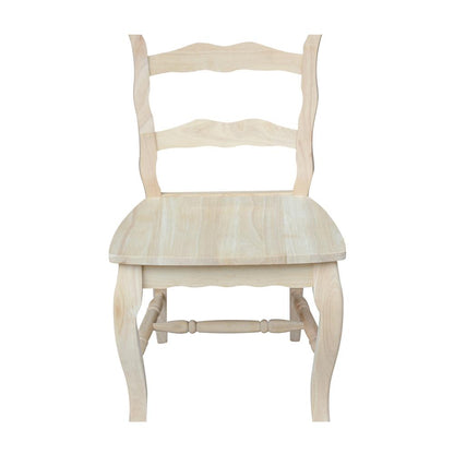 Set of Two Versailles Side Chairs, Unfinished