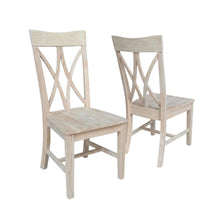 Parawood Traditional Wooden Dining Chairs for Kitchen Table, Unfinished