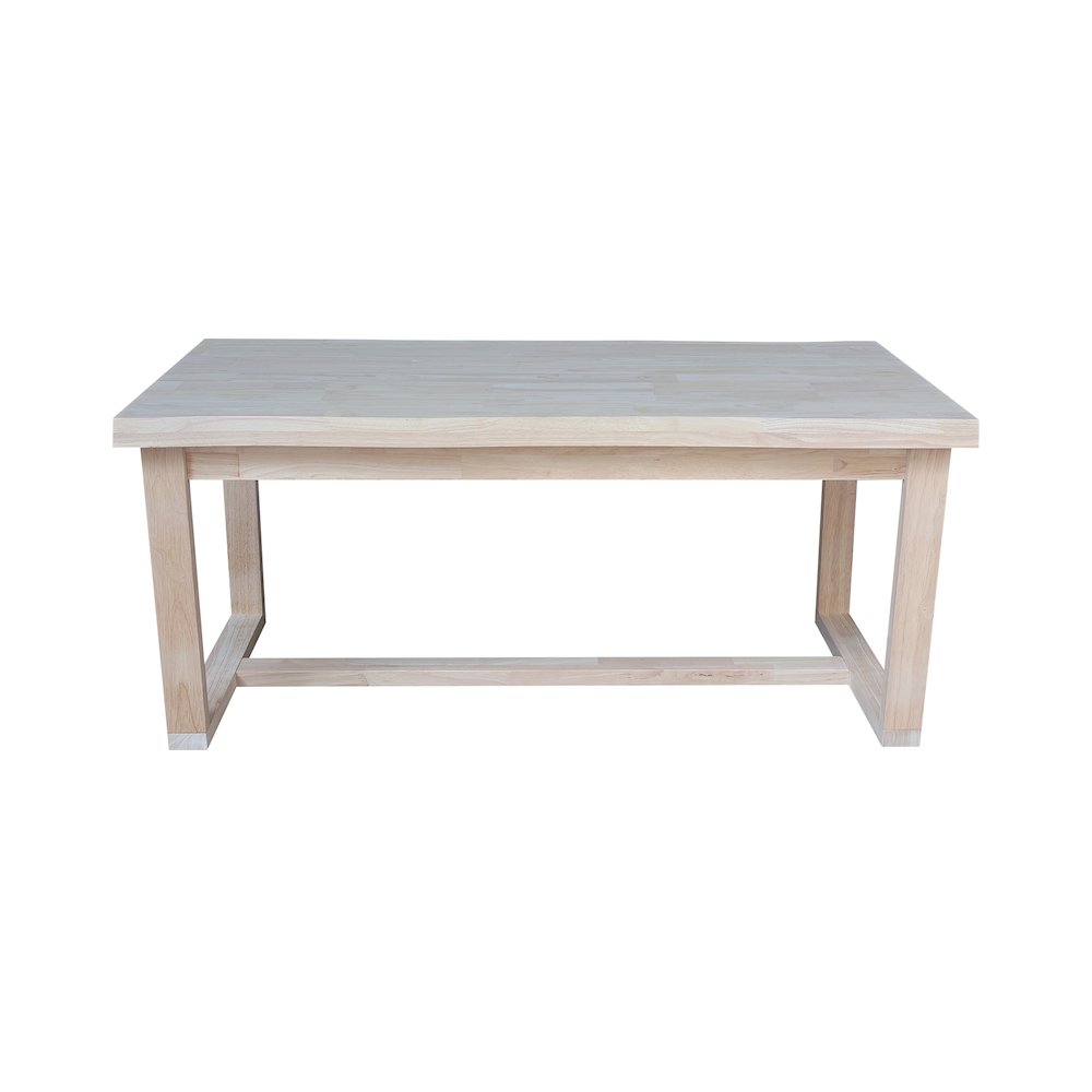 Live Edge Solid Wood Coffee Table, Unfinished