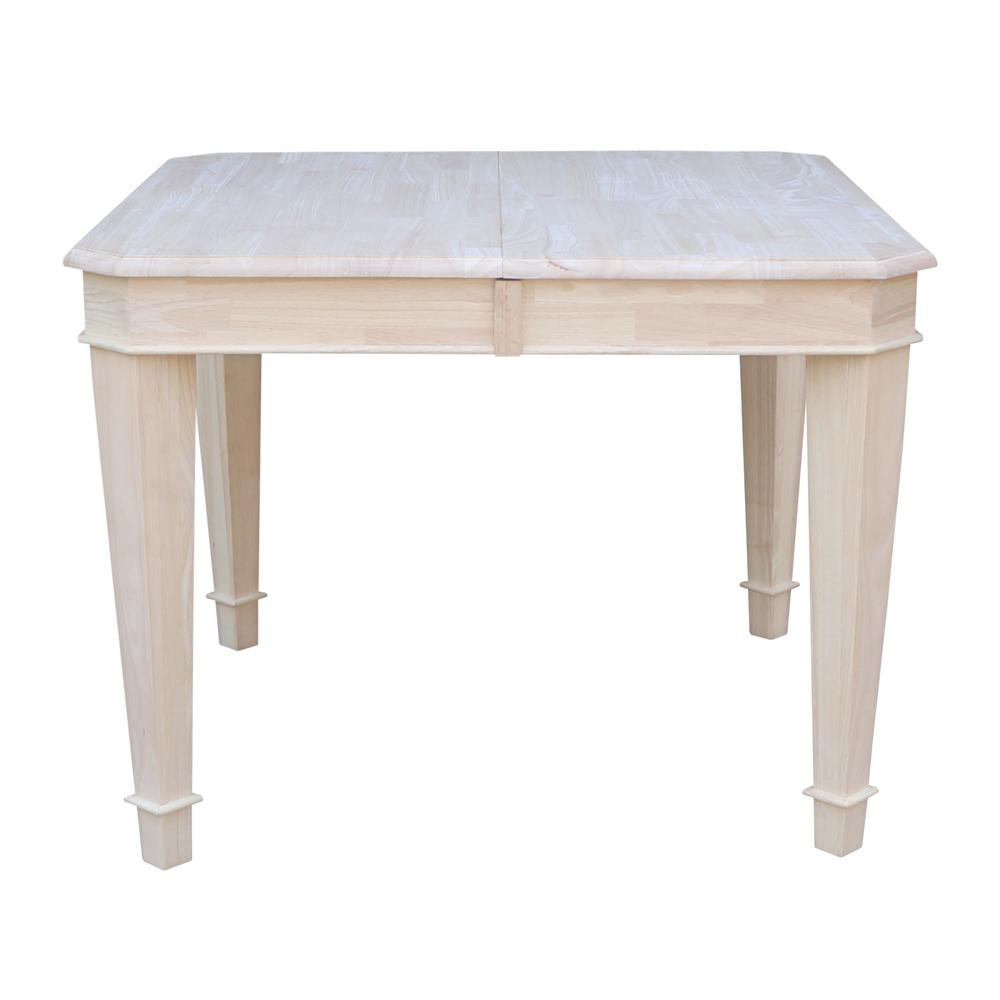 Tuscany Butterfly Leaf Dining Table, Unfinished