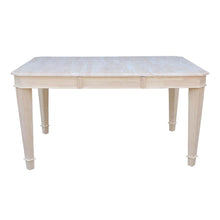 Tuscany Butterfly Leaf Dining Table, Unfinished