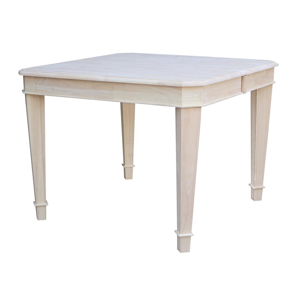 Tuscany Butterfly Leaf Dining Table, Unfinished