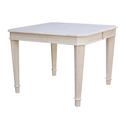 Tuscany Butterfly Leaf Dining Table, Unfinished