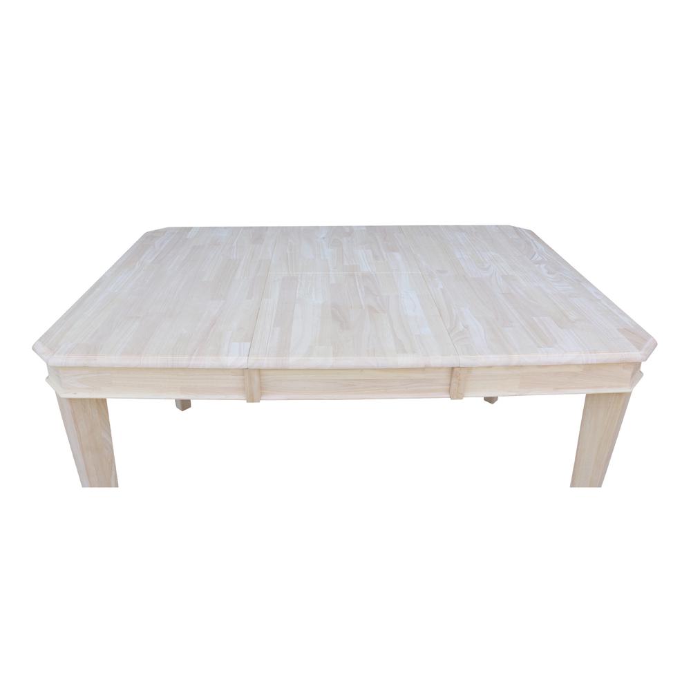 Tuscany Butterfly Leaf Dining Table, Unfinished