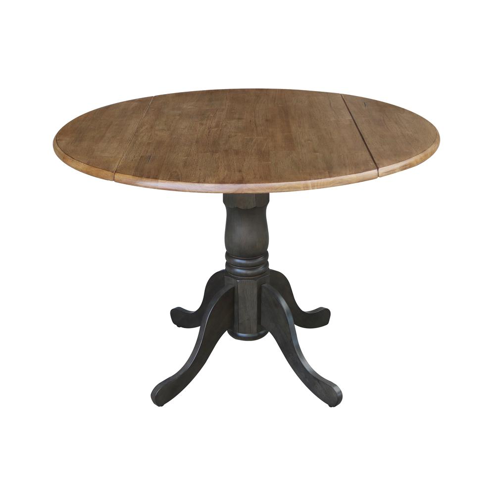 42" Dual Drop Leaf Table With 2 San Remo Side Chairs - 3 Piece Set