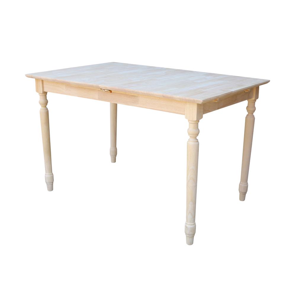 Table With Butterfly Extension, Unfinished