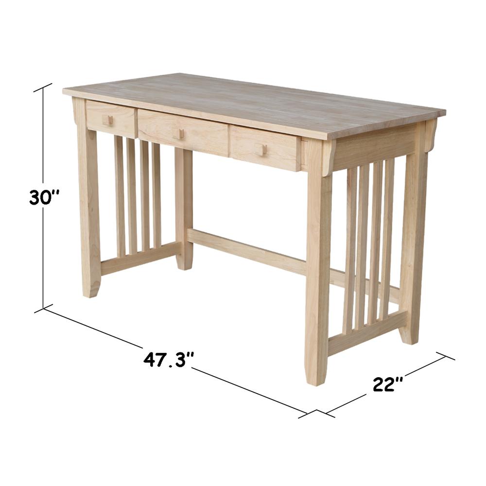 Mission Computer Desk, Unfinished