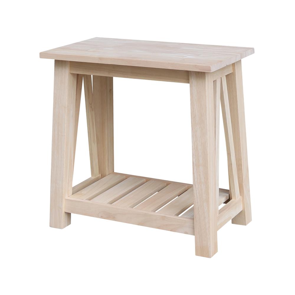 Surrey Side Table, Ready to finish
