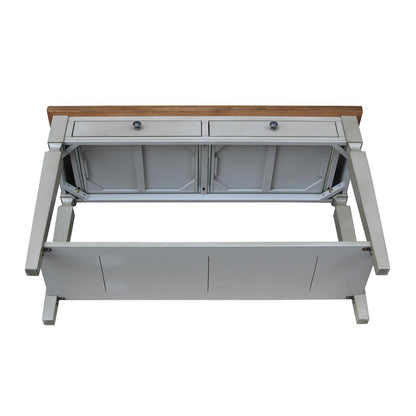 Vista Console/Sofa Table, Hickory/Stone Finish, Hickory/Stone