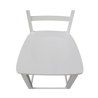 Madrid Counter height Stool - 24" Seat Height, White