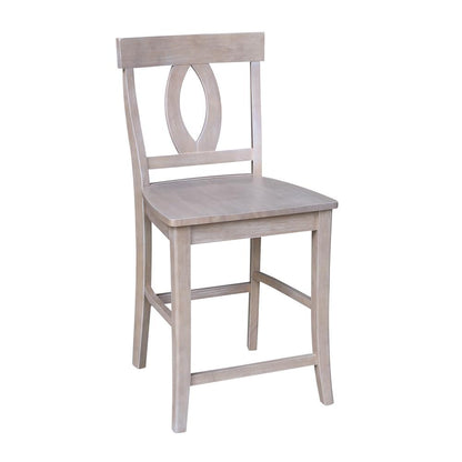 Cosmo Counter height Stool - 24" Seat Height , Washed Gray Taupe