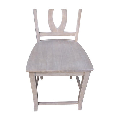 Cosmo Counter height Stool - 24" Seat Height , Washed Gray Taupe