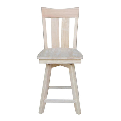 Ava Counter height Stool - 24" Seat Height, Unfinished