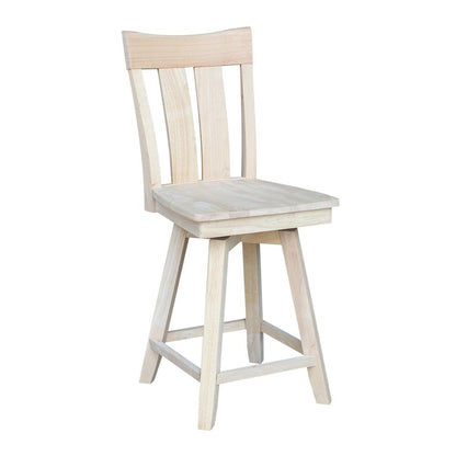 Ava Counter height Stool - 24" Seat Height, Unfinished