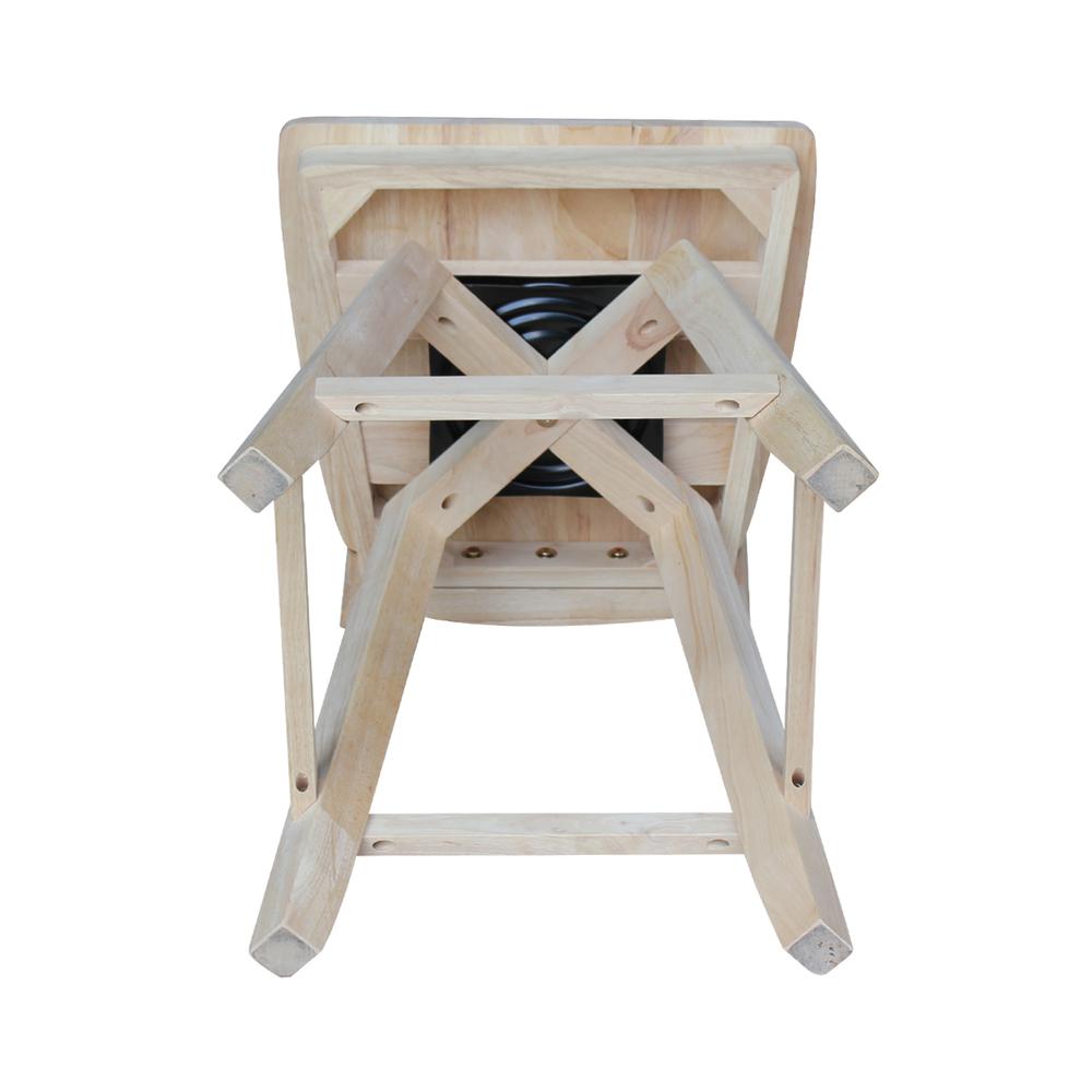 Ava Counter height Stool - 24" Seat Height, Unfinished