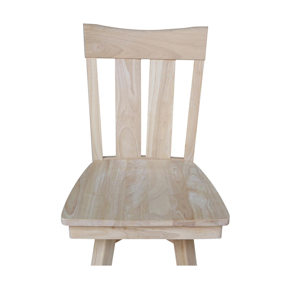 Ava Counter height Stool - 24" Seat Height, Unfinished