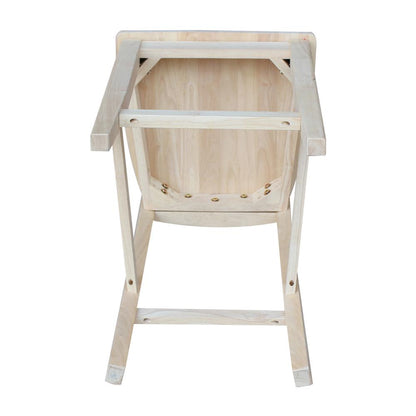 Ava Counter height Stool - 24" Seat Height, Unfinished
