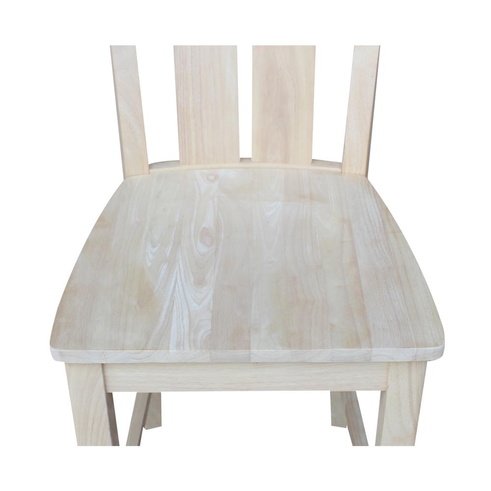Ava Counter height Stool - 24" Seat Height, Unfinished