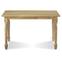30" X 48"  Solid Wood Top Table, Natural