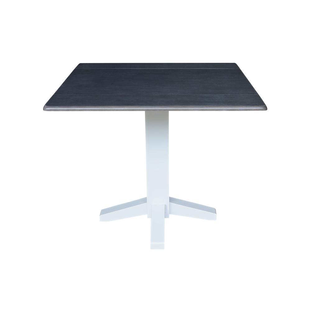 36" Square Dual drop leaf dining table