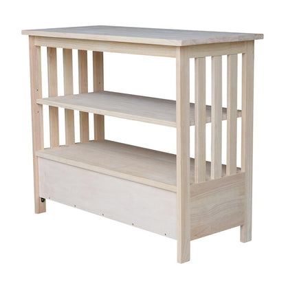 Mission Entertainment / TV Stand - 36", Unfinished