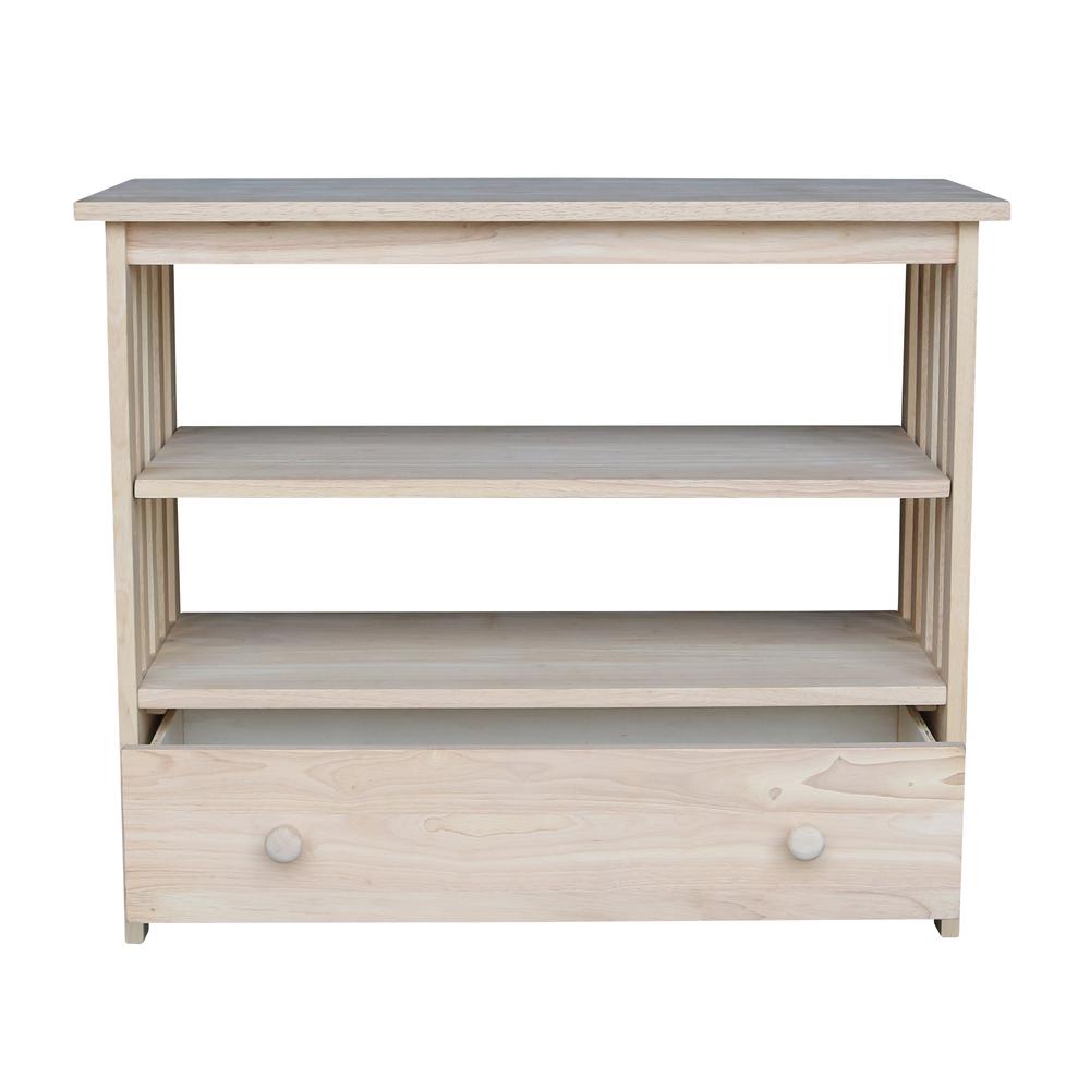 Mission Entertainment / TV Stand - 36", Unfinished