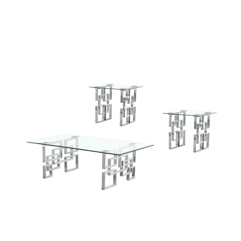 3pc coffee table set (1Coffee+2End tables)