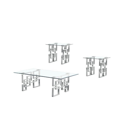 3pc coffee table set (1Coffee+2End tables)