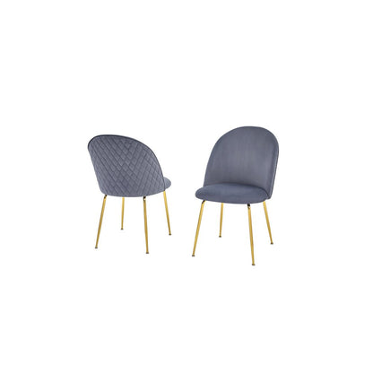 Best Quality Furniture Glass With White Marble Wrap Dining Set And Gray Chairs