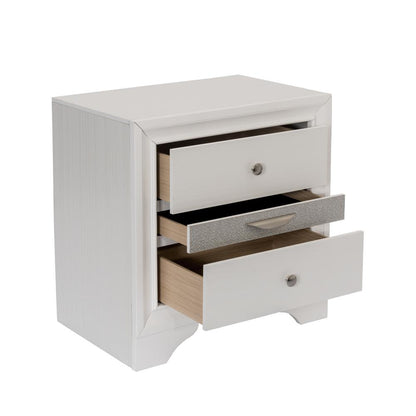 Nightstand with 2 Drawers and 1 Jewelry Drawer