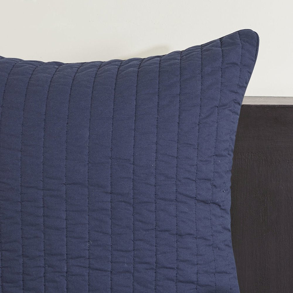 Quilted Embroidered Euro Sham, Belen Kox