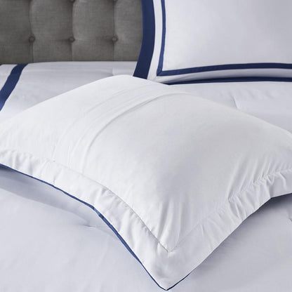 Navy Luxe 8 Piece Comforter Set, Belen Kox