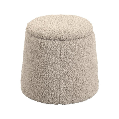 Round Storage Ottoman