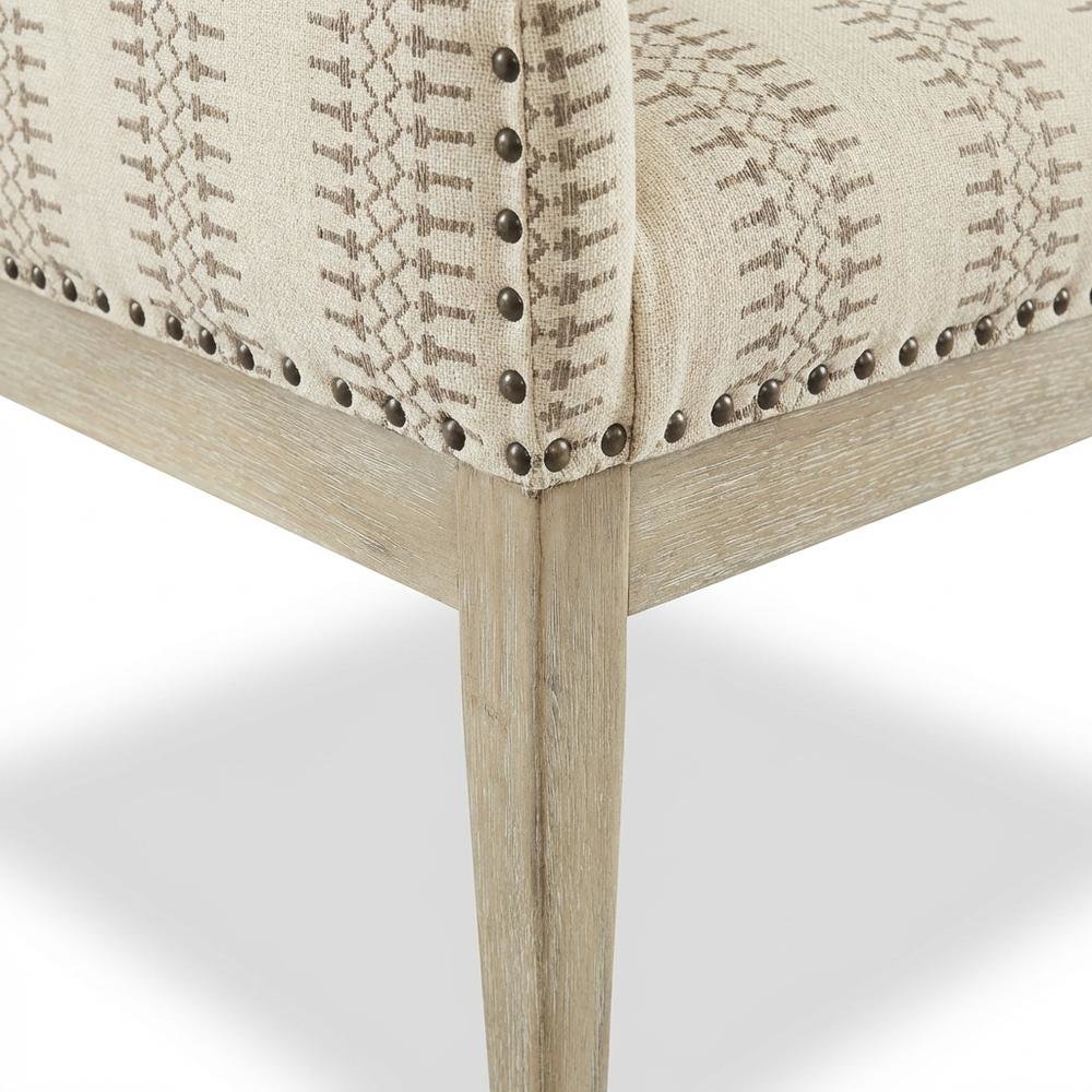 Brown Farmhouse Armchair Set of 2 with Comfortable Design and Sturdy Construction