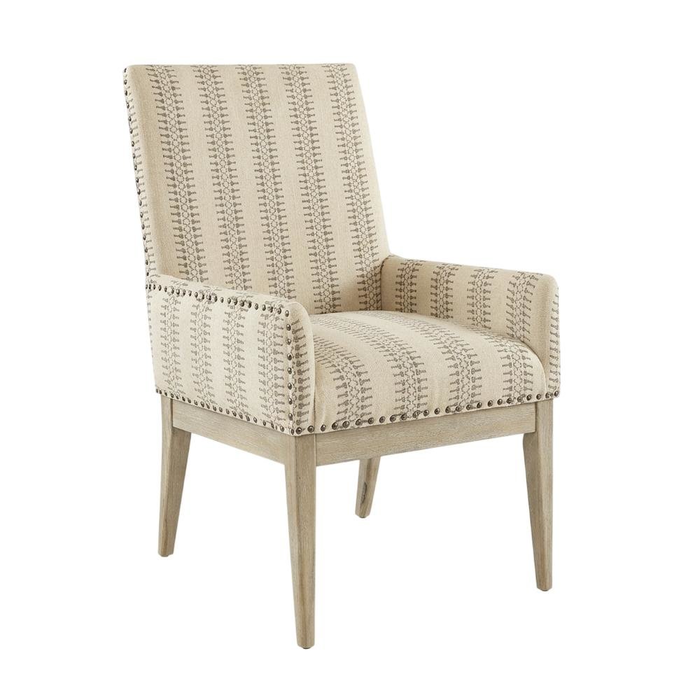Brown Farmhouse Armchair Set of 2 with Comfortable Design and Sturdy Construction