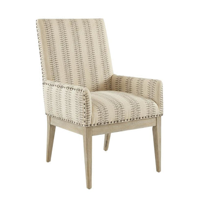 Brown Farmhouse Armchair Set of 2 with Comfortable Design and Sturdy Construction