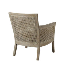 Elegant Beige Wingback Chair – Classic Push Back Recliner for Living Room