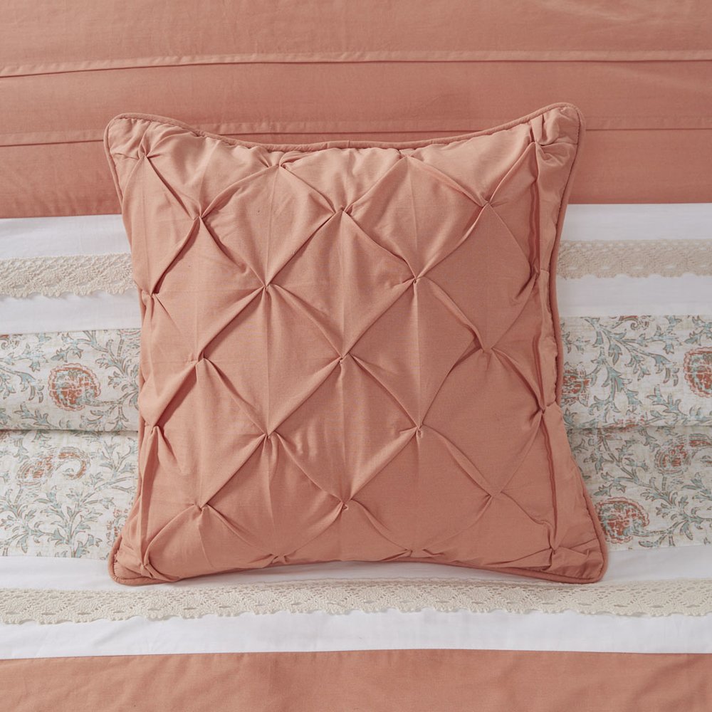 9 Piece Cotton Percale Comforter Set