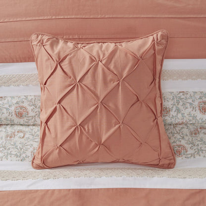 9 Piece Cotton Percale Comforter Set