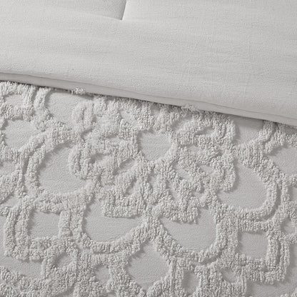 Laetitia Medallion Grey Comforter Set, Belen Kox