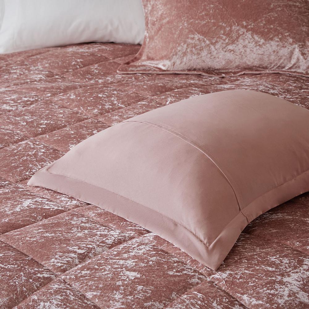 Lustrous Velvet Diamond Comforter Set, Belen Kox